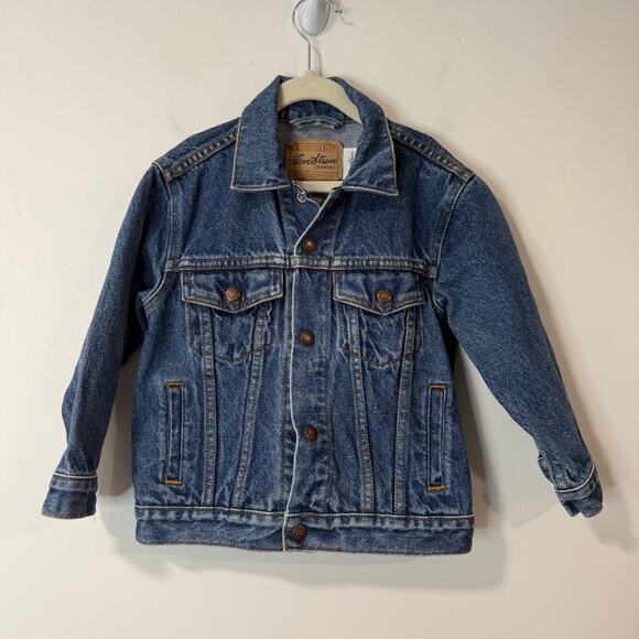 Levi's Youth Kids Trucker Jacket Jean Denim Cotton Blue 6 - Picture 1 of 5